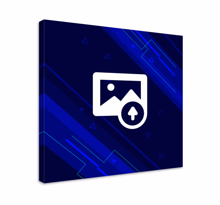 Custom e-sport logo gaming canvas print - TenStickers