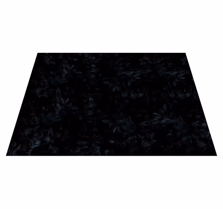 Fuer effect black vinyl rug - TenStickers