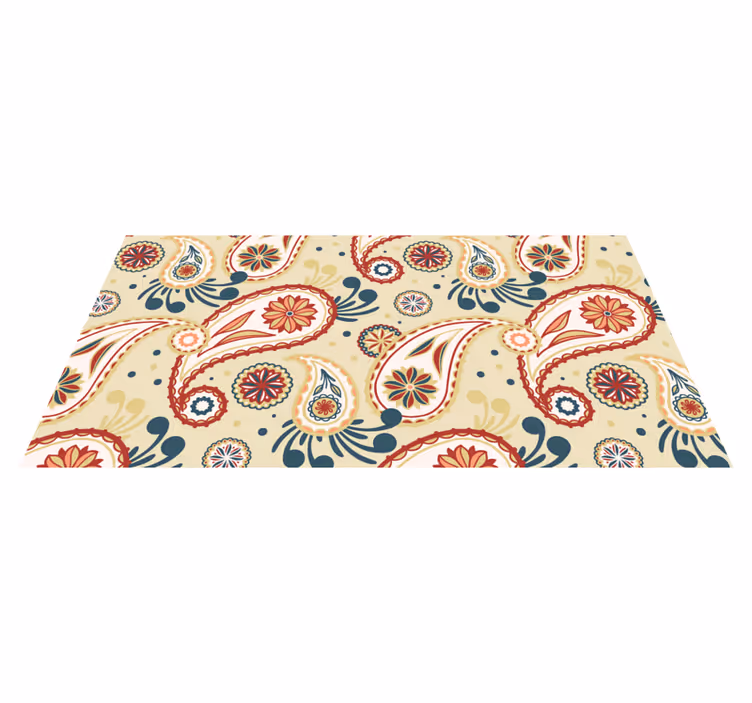 Colourful water drops vinyl rug bathroom - TenStickers