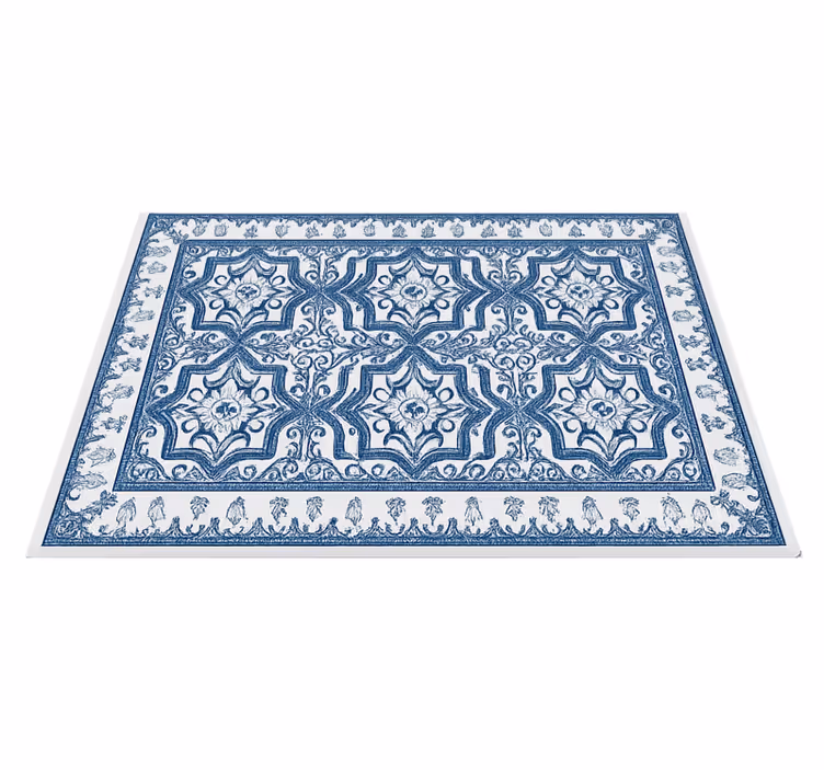 "Majorica" portuguese living room vinyl rug - TenStickers