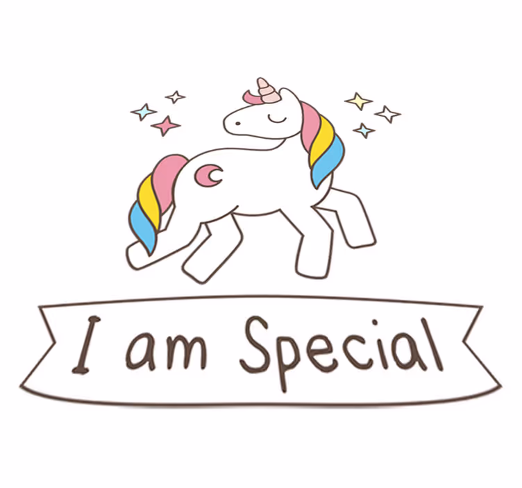 Unicorn dreamland animal vinyl rug - TenStickers