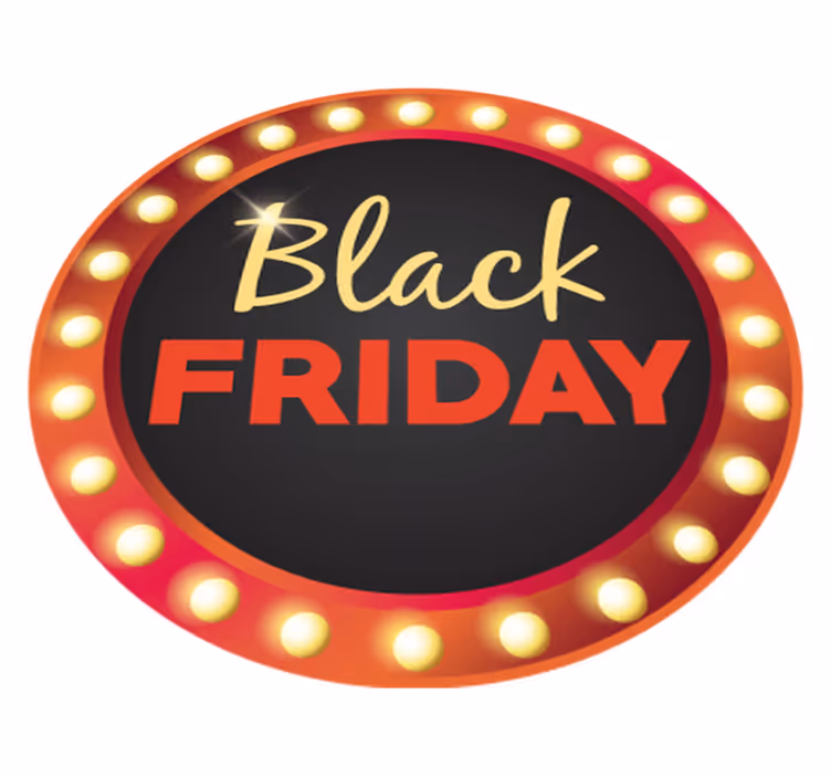 Black friday vinyl rug red circular sale - TenStickers