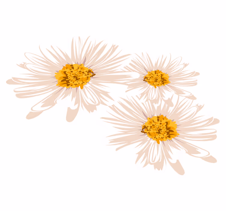Vinyl rug flowers charming floral design - TenStickers
