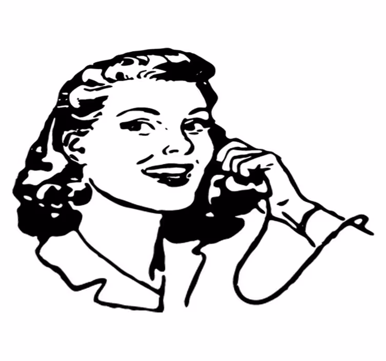 Vinyl rug bathroom 40s style woman - TenStickers