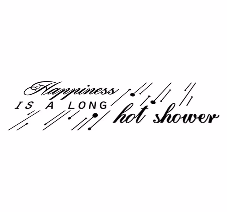Vinyl rug bathroom for joyful long showers - TenStickers