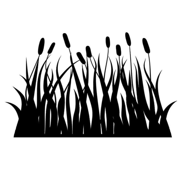 Vinyl rug bathroom in solid rush grass - TenStickers