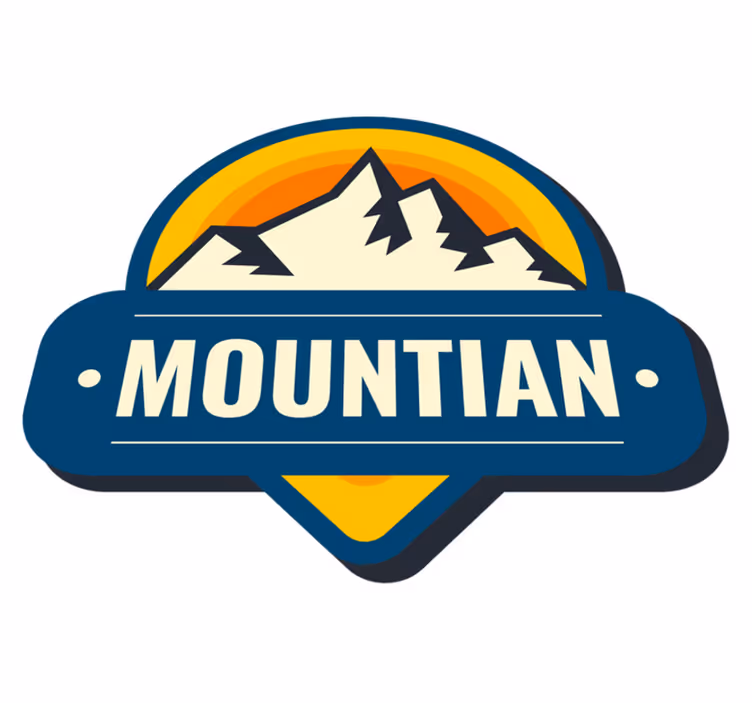 Nature vinyl rug motorhome mountain explorers design - TenStickers