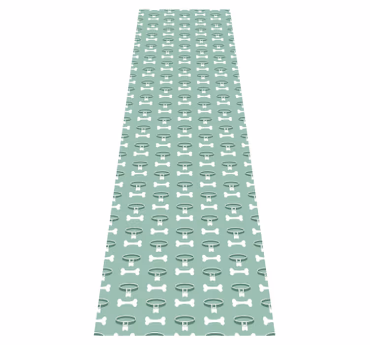 Bedroom vinyl rug with a stunning dog design - TenStickers