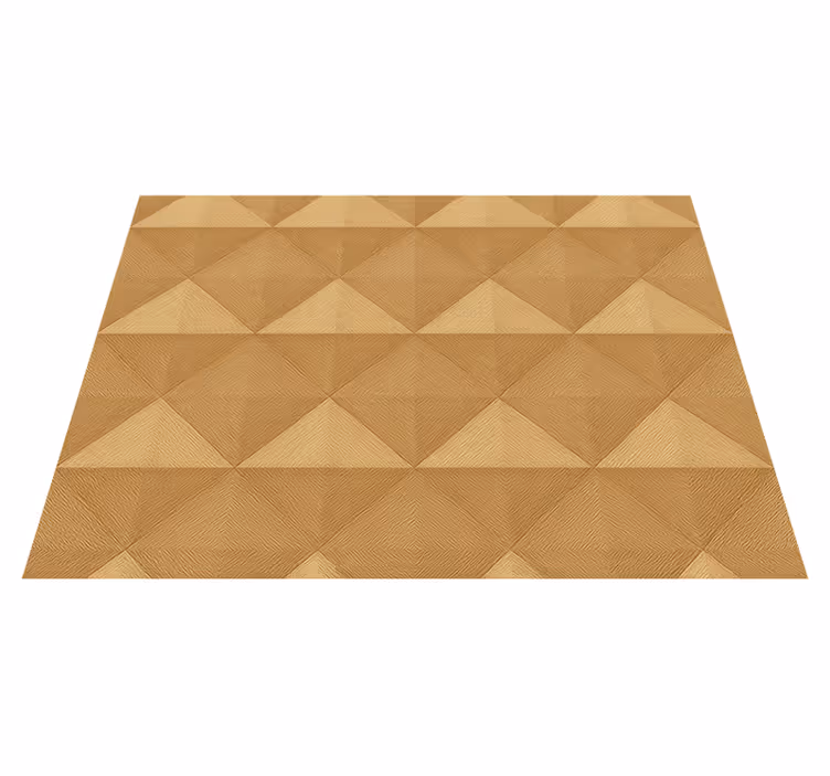 3d gold bedroom vinyl rug - TenStickers
