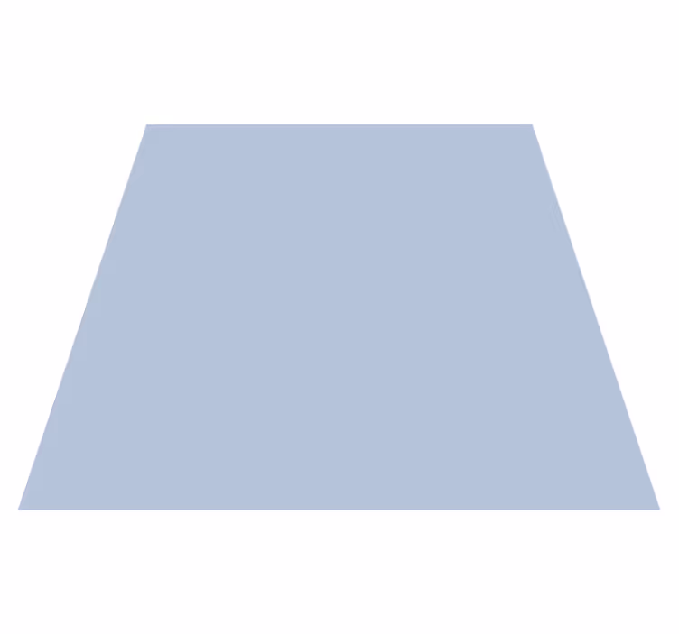 Grey simple colour geometric vinyl rug - TenStickers