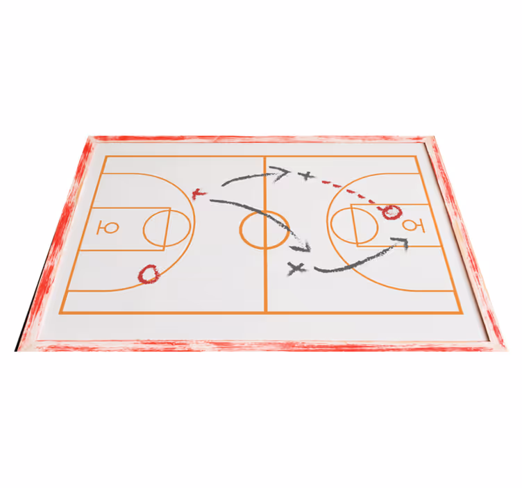 Vinyl rug gaming board game sports coach - TenStickers