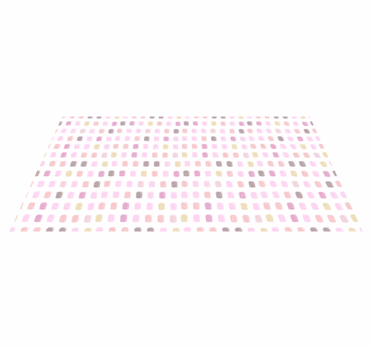 Kids vinyl rug in pink brushstroke design - TenStickers