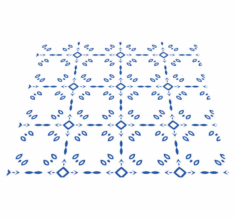Vinyl rug bathroom classic bathroom wallpaper - TenStickers
