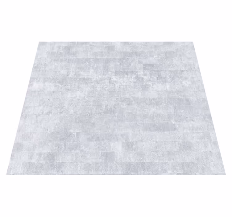 Vinyl rug bathroom gray brick aged pattern - TenStickers