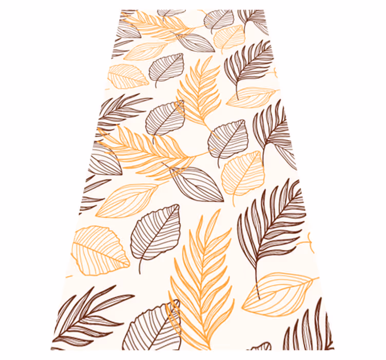 Vinyl rug bathroom cereal golden design - TenStickers