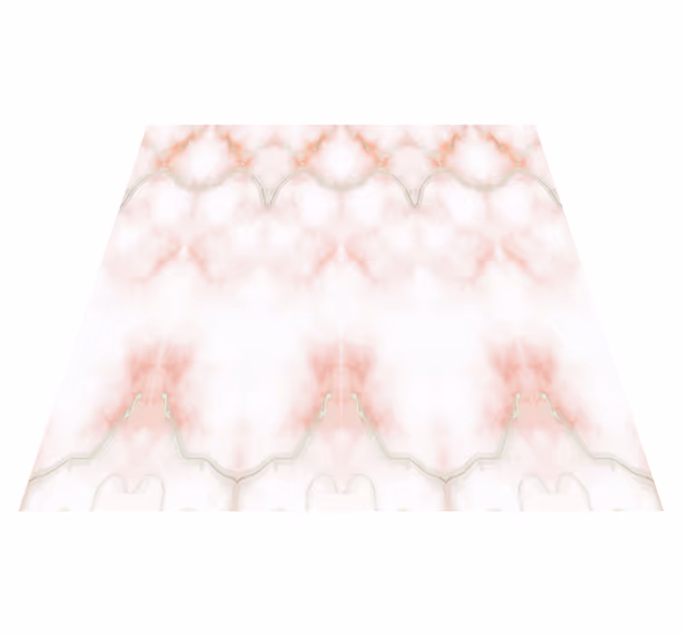 Vinyl rug bathroom pink marble with yellow scratches - TenStickers