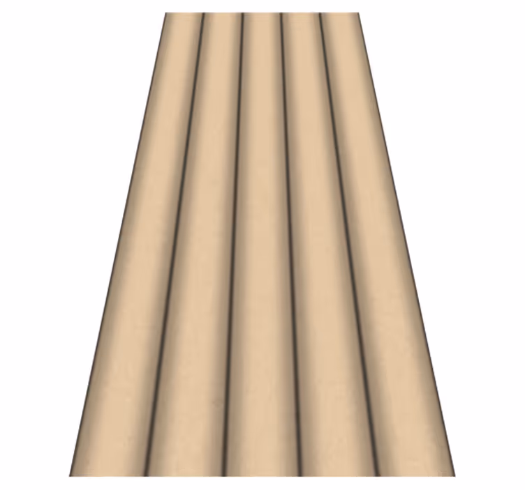 Vinyl rug bathroom brown tube minimalist pattern - TenStickers