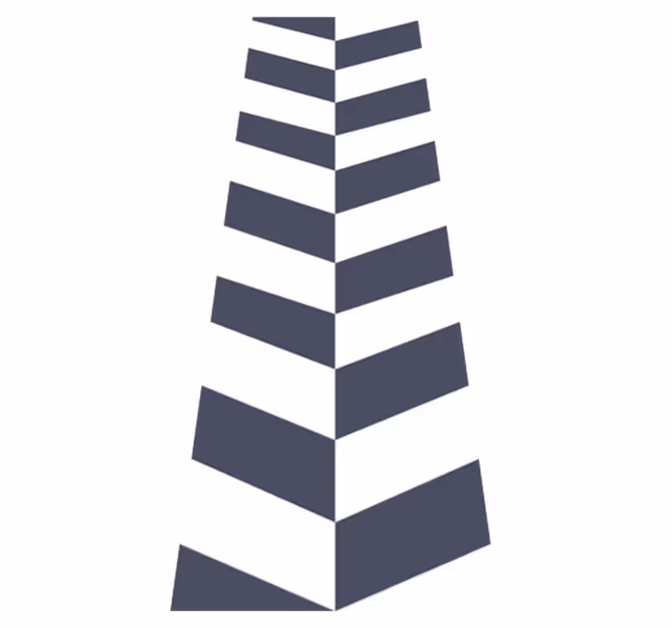 Vinyl rug bathroom navy blue stripes pattern - TenStickers