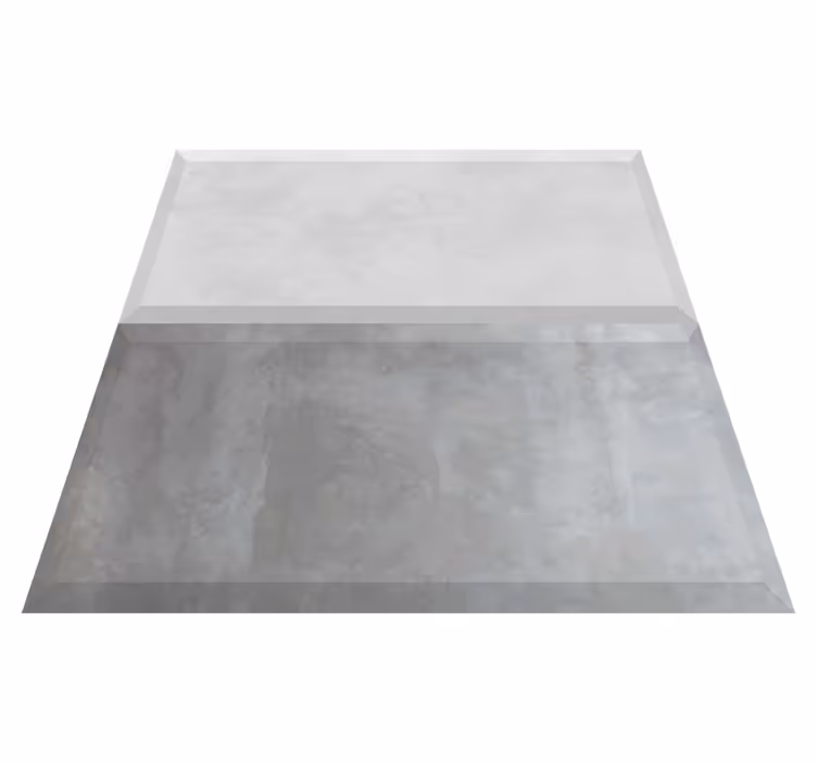 Vinyl rug bathroom cement tile design - TenStickers