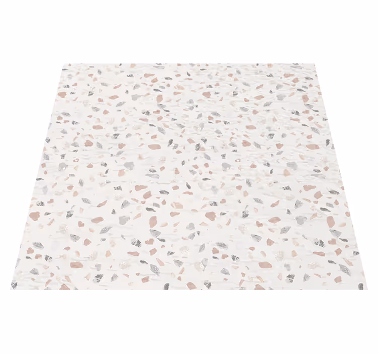 Kitchen vinyl rug with terrazzo design - TenStickers