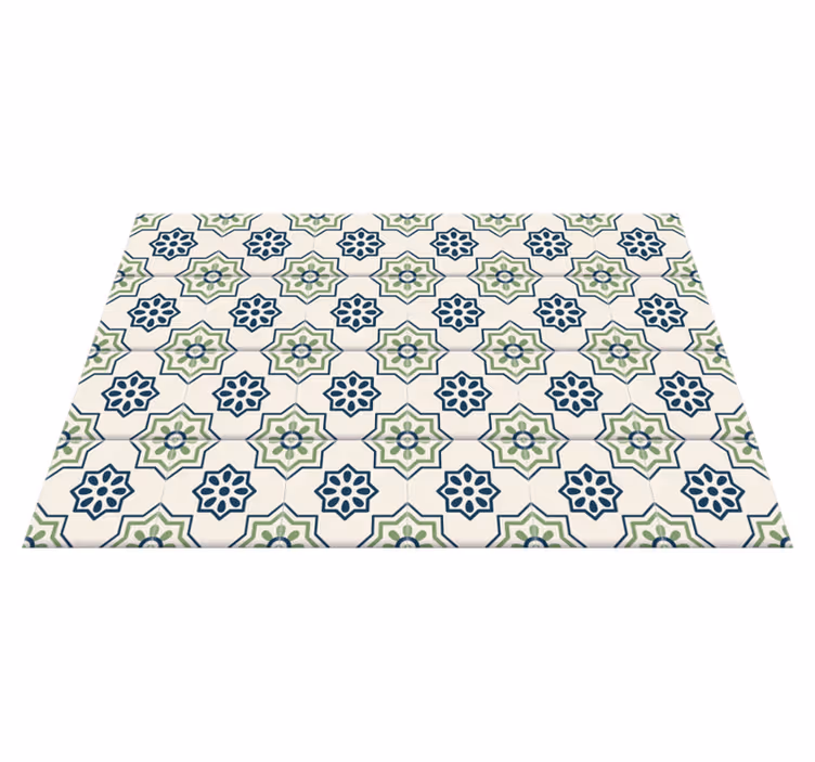 Kitchen vinyl rug kitchen tiles decal - TenStickers