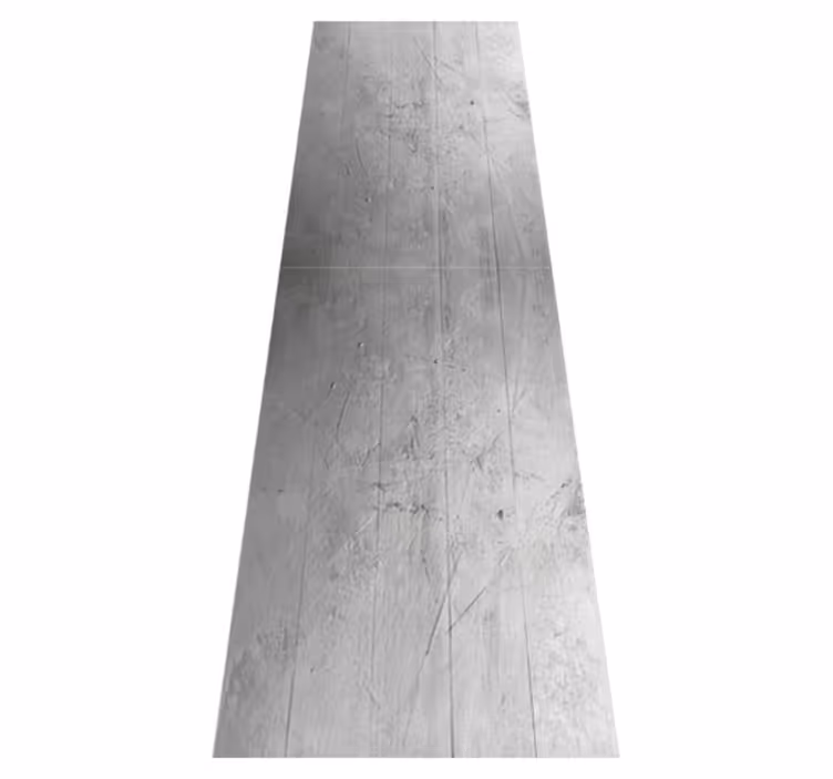 Bedroom vinyl rug in retro raw gray concrete style - TenStickers