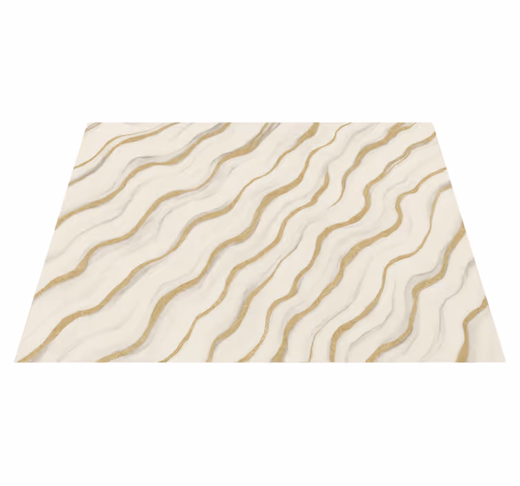 Bedroom vinyl rug white grey marble effect - TenStickers