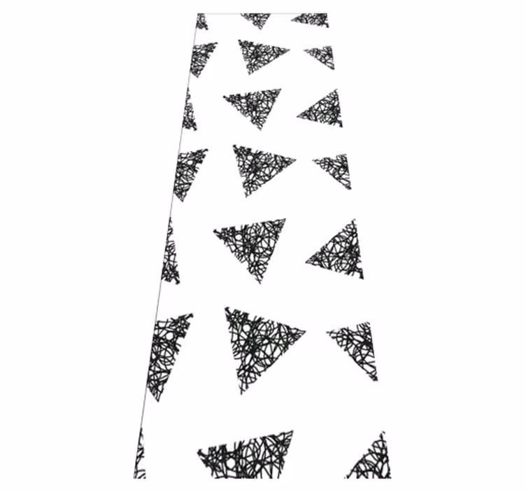 Bedroom vinyl rug with unique rotten pieces design - TenStickers