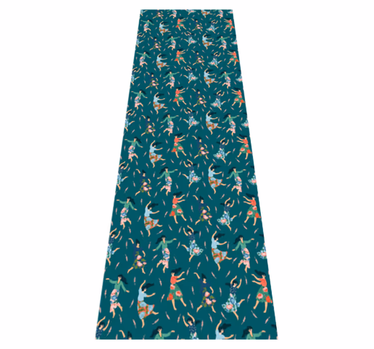 Dancing women with bedroom vinyl rug - TenStickers