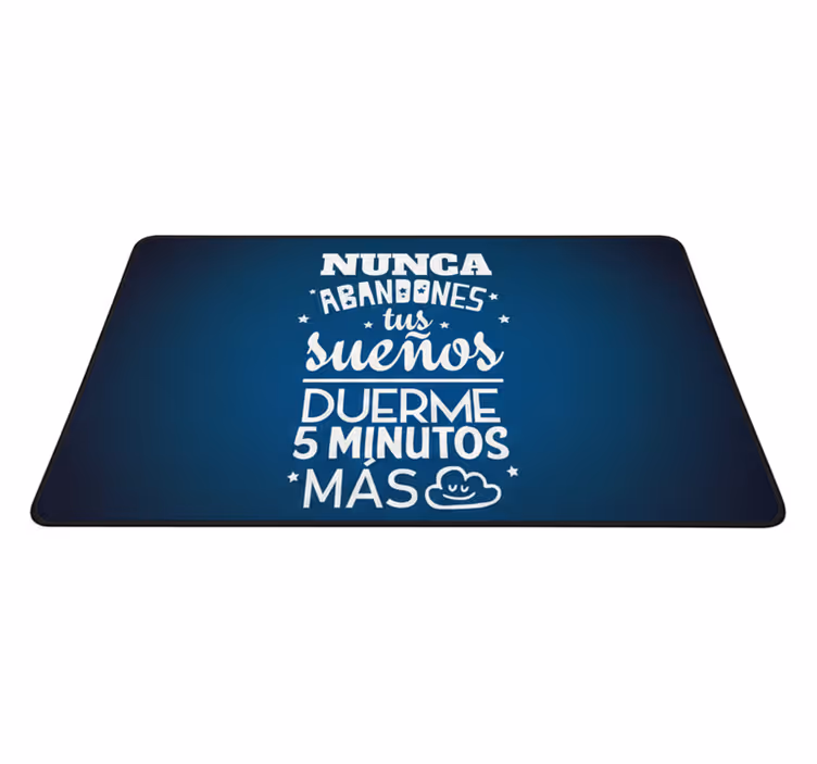 Bedroom vinyl rug for fun and better sleep - TenStickers