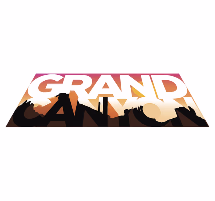 Bedroom vinyl rug grand canyon vinyl - TenStickers