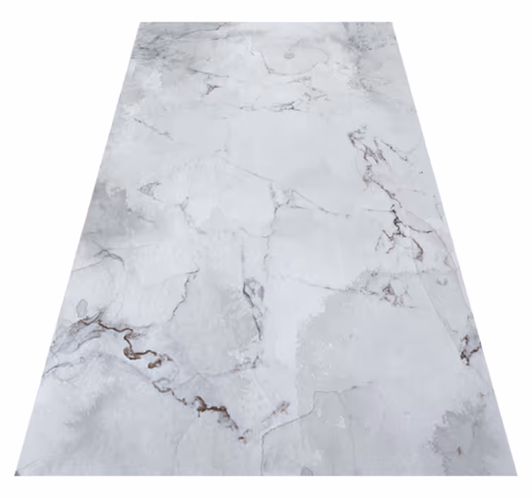 Gray tones marble texture vinyl rug - TenStickers