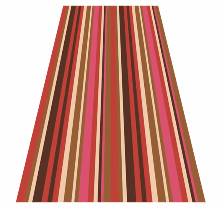 Texture vinyl rug bohemian striped design - TenStickers