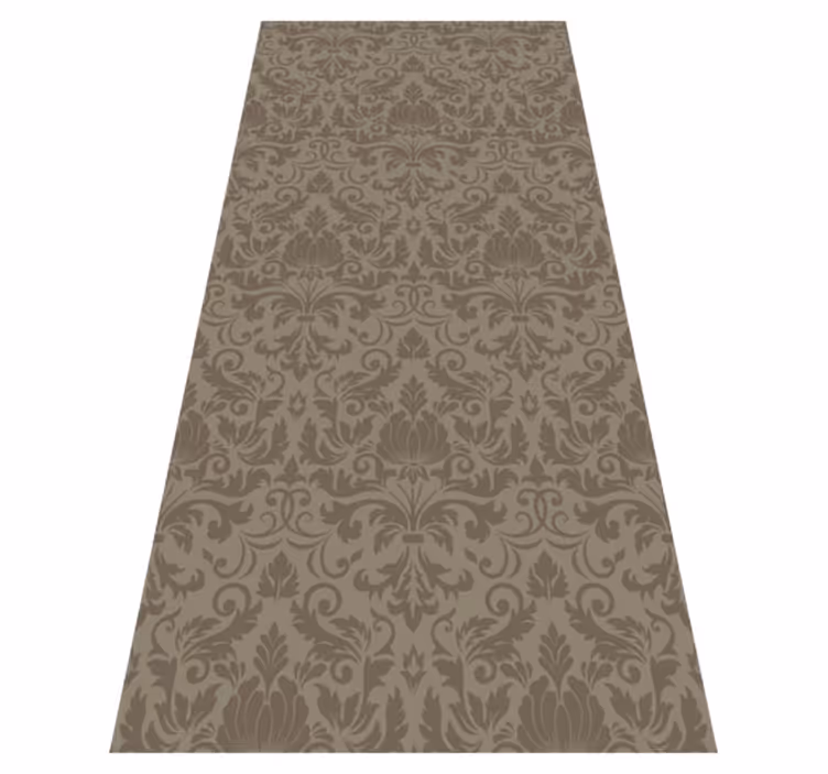 Vintage vinyl rug velvet flocked - TenStickers