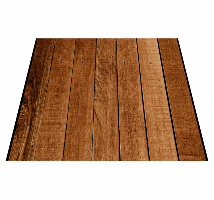 Texture vinyl rug rustic wood look - TenStickers