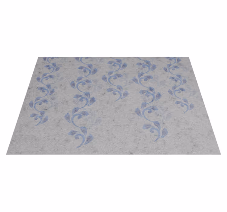 Vintage vinyl rug vintage watercolor ivy - TenStickers