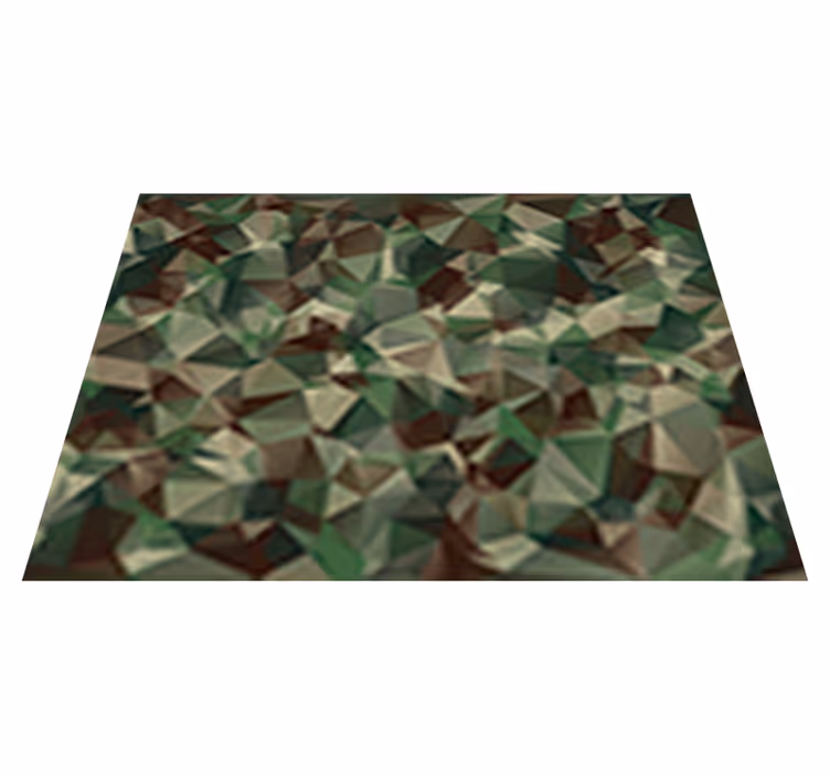 Texture vinyl rug camouflage pattern - TenStickers