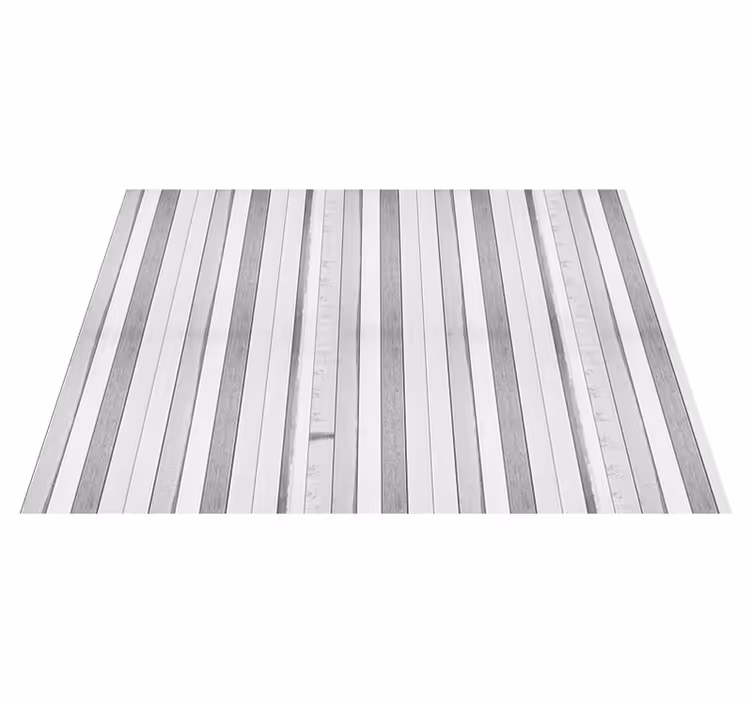 Texture vinyl rug in white aged slats - TenStickers