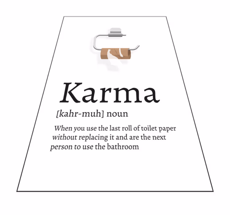 Custom vinyl rug cause and effect in your space - TenStickers