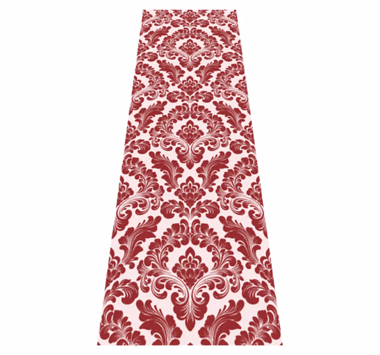 Block-printed texture vinyl rug - TenStickers