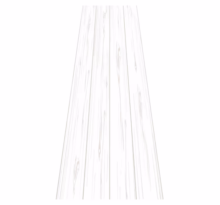 Texture vinyl rug in white wood modern rustic - TenStickers