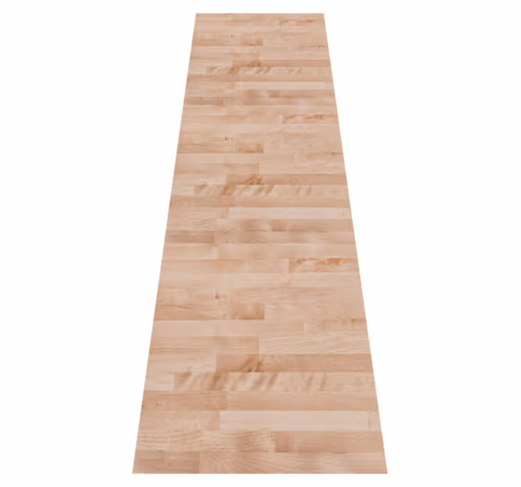 Texture vinyl rug in elegant brown wood design - TenStickers
