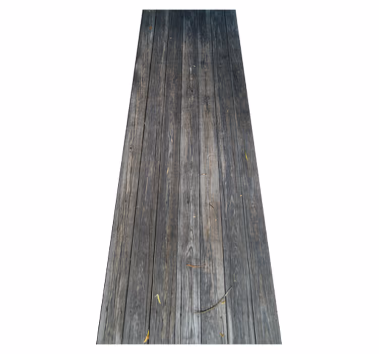 Texture vinyl rug in gray distressed rustic design - TenStickers