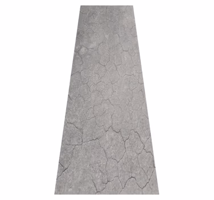 Texture vinyl rug in broken rustic stone design - TenStickers