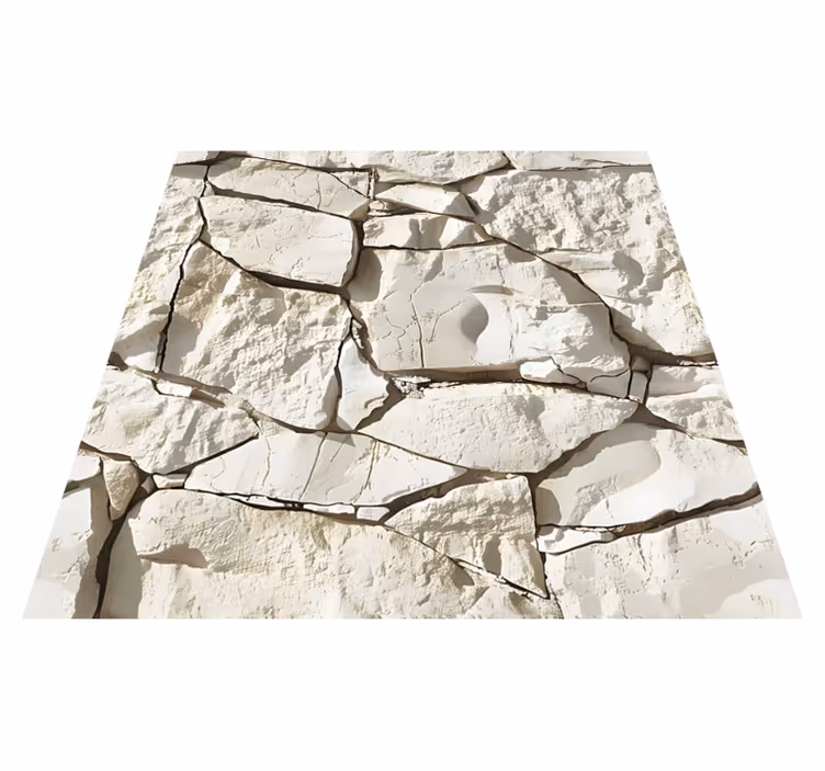 Light beige texture vinyl rug - TenStickers