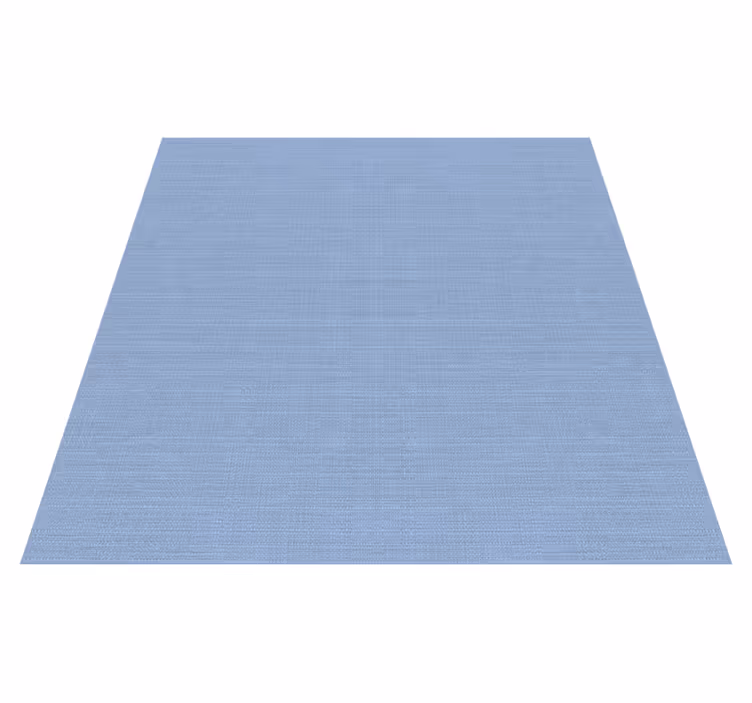 Texture vinyl rug with thin blue jute pattern - TenStickers