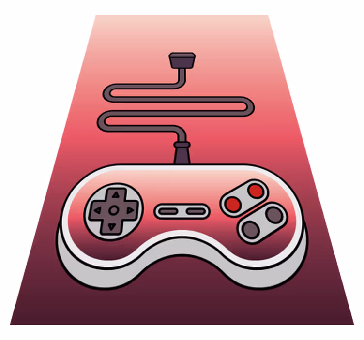 Vinyl rug gaming for kids remote control - TenStickers