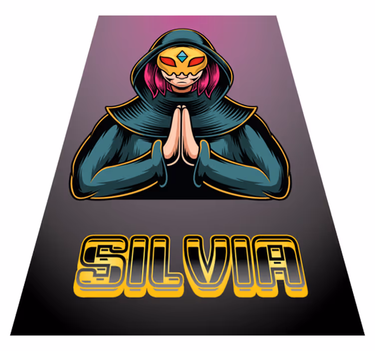 Vinyl rug gaming hero of telekinesis - TenStickers