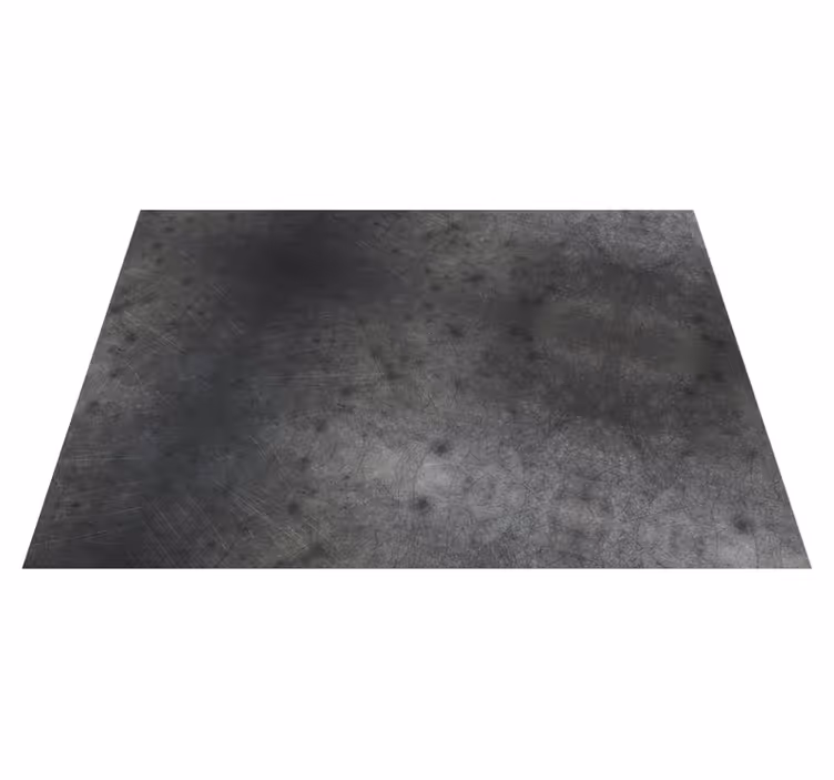 Grey vinyl rug in dark steel color - TenStickers