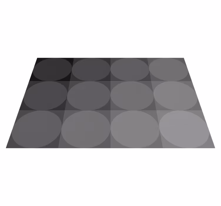 Grey vinyl rug with a stylish design - TenStickers